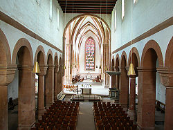 The interior of the Amelungsborn monastery church