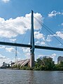 * Nomination Western pylon of Köhlbrandbrücke in Hamburg --MB-one 16:41, 20 August 2020 (UTC) * Promotion It is hanging to the right and IMO the shadows are too strong --Michielverbeek 05:10, 21 August 2020 (UTC) No reaction within a week --Michielverbeek 05:28, 28 August 2020 (UTC)  Done fixed both. --MB-one 07:05, 29 August 2020 (UTC) Good quality now --Michielverbeek 07:35, 30 August 2020 (UTC)