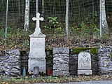 Wayside cross and wayside shrine