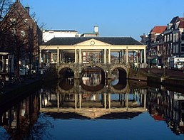 The Koornbrug (Grain Bridge) in Leiden, also a historical university city in South Holland. KorenBrug.jpg
