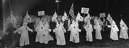 A Ku Klux Klan gathering in Muncie in 1922