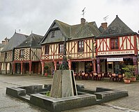 Maisons à pans de bois.