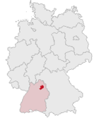 Lokasi Hohenlohekreises di Jerman