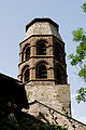 Lavaudieu Abbey church belltower.jpg