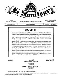 Le Moniteur (21 Mars 2014)- Creation Aire Protegee des Trois Baies.pdf