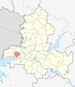 Location of Myasnikovsky District in Rostov Oblast