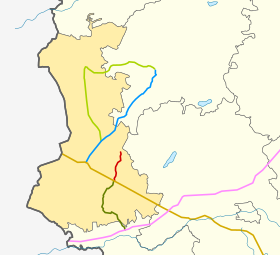 66N-1611 na mapie rejonu rudniańskiego
