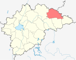 Chvojninskij rajon - Harta