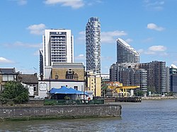 Lokasi Gun di Barat India Docks