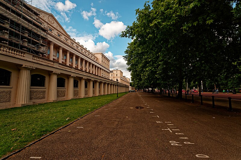 File:London - The Mall - View ENE along Carlton House Terrace 1829 by John Nash.jpg