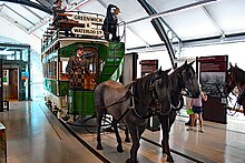 London horse tram in the London Transport museum London horse tram.jpg