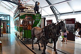 London horse tram in the London Transport museum