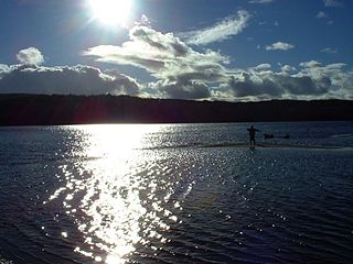 Lough Graney lake in County Clare, Ireland