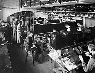 Interior of Luxor Radio Factory in Motala, Sweden, 1934 Luxor-factory-1934.jpg