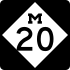 M-20 markering