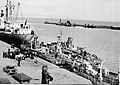 טרפדות וספינת משמר בביקור בנמל פמגוסטה בקפריסין.