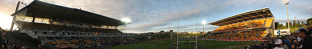 Panoramic image of Mt Smart Stadium in 2006