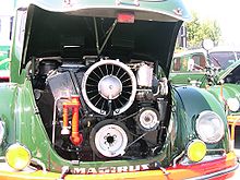 Luftgekühlter Motor eines Rundhaubers vom Typ S 6500
