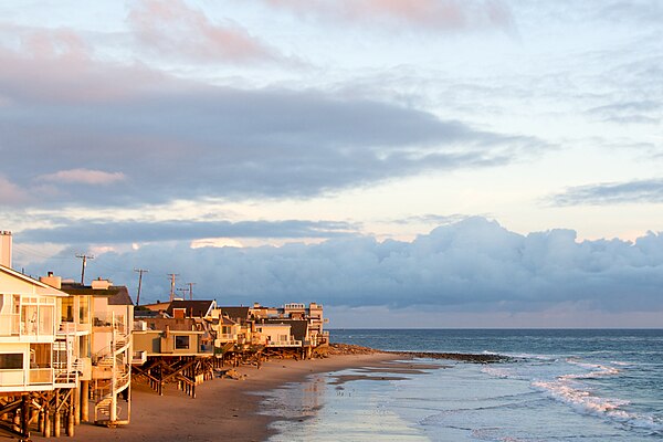 The song's music video was filmed on the beaches of Malibu, California.