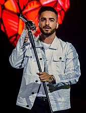 Maluma appeared on "Quedate Lejos" from Primera Fila: Hecho Realidad. Maluma - Espaco das Americas (37591053894).jpg