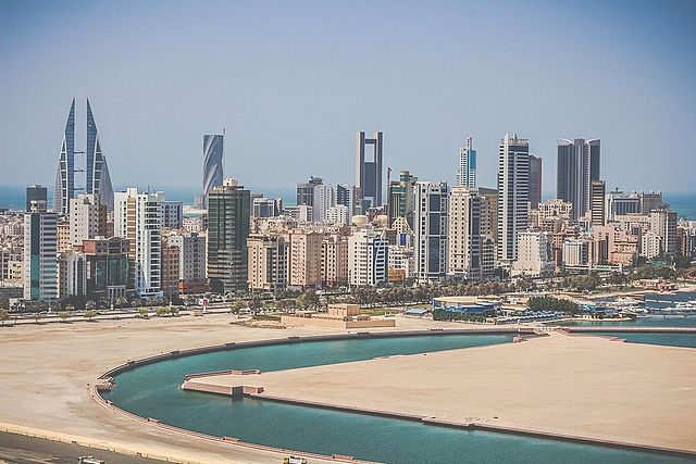 Skyline von Manama, 2014