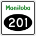 Bouclier de la route provinciale 201