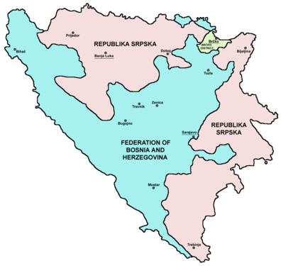 Div gevanenn a ya d'ober framm ar stad : Kevread Bosnia ha Herzegovina ha Republika Srpska.