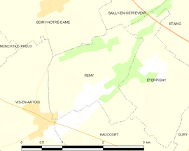 Mapa obce Rémy