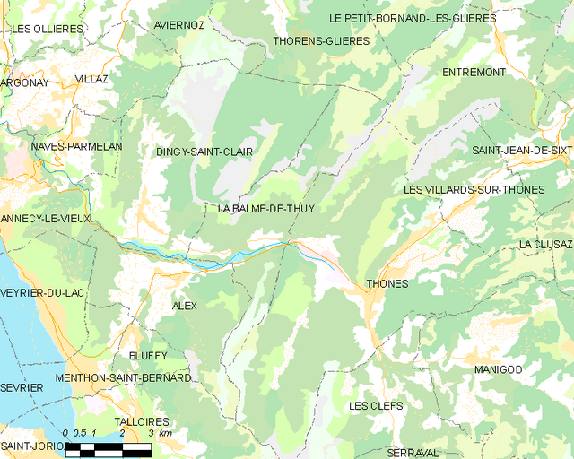 Balme-de-Thuy - Localizazion