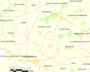 Poziția localității Gournay-Loizé