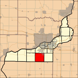 Location in Rock Island County