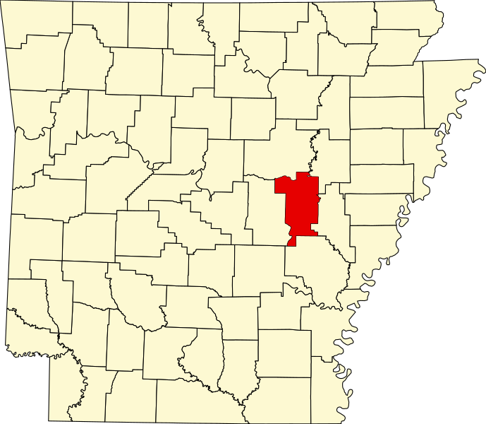 File:Map of Arkansas highlighting Prairie County.svg