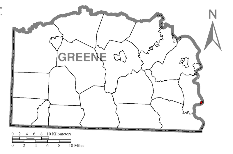 File:Map of Greensboro, Greene County, Pennsylvania Highlighted.png