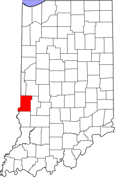 Map of Indiana highlighting Vigo County.svg