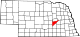 Map of Nebraska highlighting Merrick County.svg