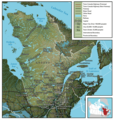 Map of Quebec