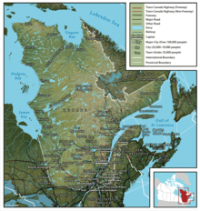 Map of Quebec Map of Quebec.png
