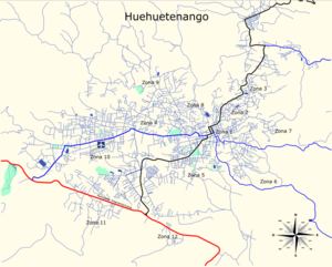 Municipio Huehuetenango: Demografía, Religión, División política