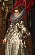 布里吉妲·斯皮诺拉-多利亞侯爵夫人肖像，1606年