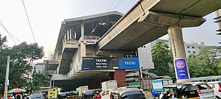 <span class="mw-page-title-main">Marol Naka metro station</span> Mumbai Metros Blue Line 1 metro station