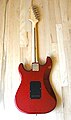 Matao Super Rocker Stratocaster Candy Apple Red back