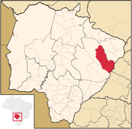Locatie van Três Lagoas in Mato Grosso do Sul