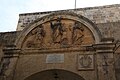 English: Mdina gate in the wall of Mdina, Malta. Detail inside.