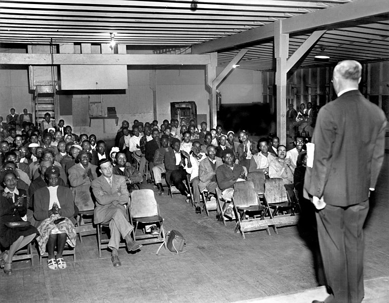 File:Meeting – At African American Housing -1946 Oak Ridge (29229570340).jpg
