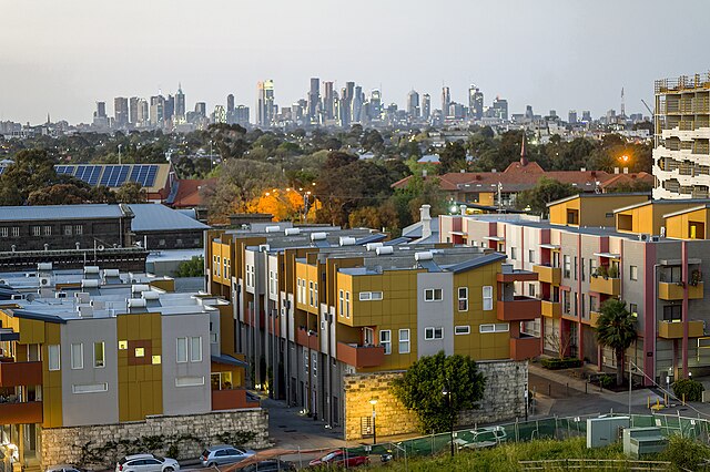 Coburg looking towards the City of Melbourne 2020