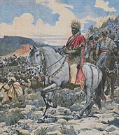 Menelik II at the Battle of Adwa Menelik - Adoua-2 (cropped).jpg