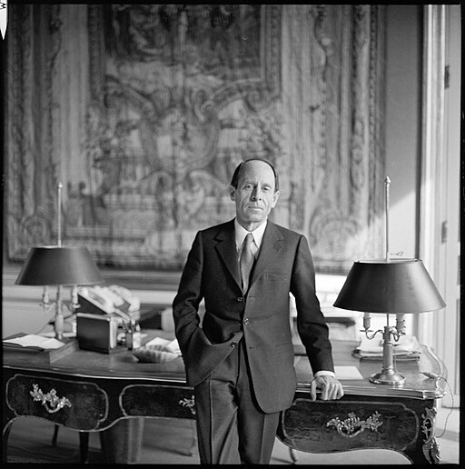 Michel Jobert, secrétaire général de l'Élysée, ministre des Affaires étrangères (6 avril 1973)