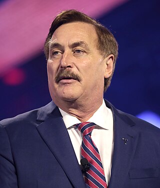 <span class="mw-page-title-main">Mike Lindell</span> American businessman, political activist, and conspiracy theorist (born 1961)