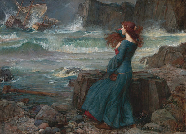 Miranda in The Tempest by John William Waterhouse (1916)