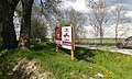 Morawa near Strzegom, road leading to horse clinic and stables